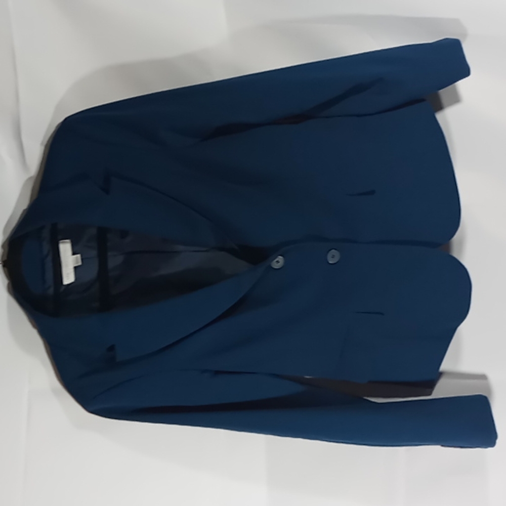 New York & Company teal blazer size 14